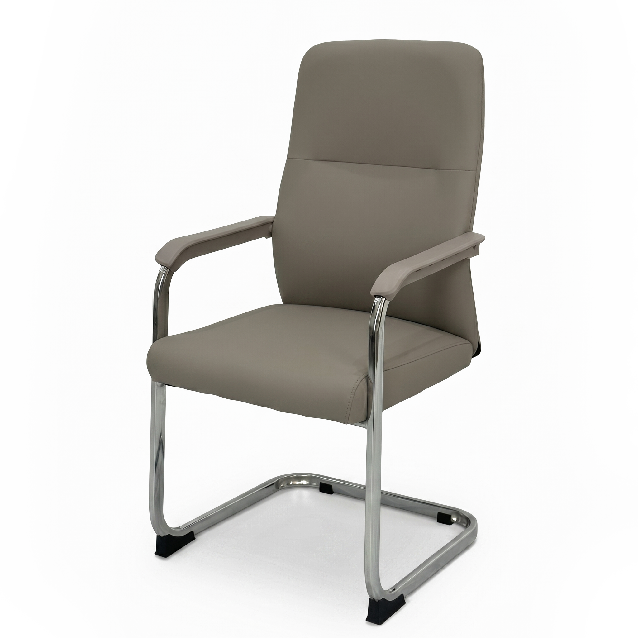 Side angle of Ergon xlu J-805 luxury guest seating for executive offices.