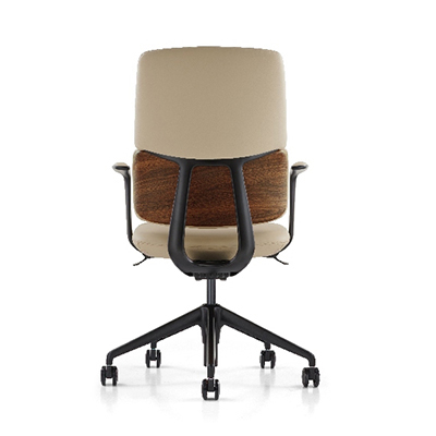 Ergon xlu High-Back Ribbed Executive Chair - Tan - Image 2