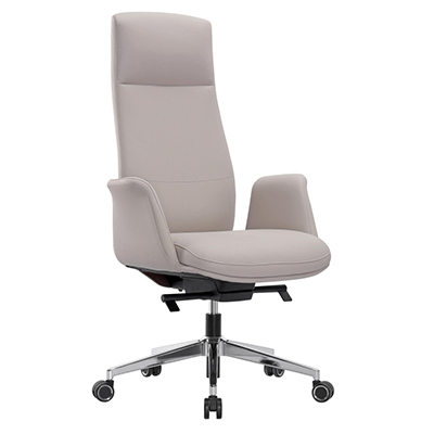 Ergon xlu high-back white frame ergonomic mesh task chair with headrest.