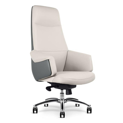 Ergon xlu premium high-back ergonomic mesh executive chair in black.