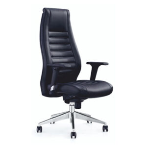 Ergon xlu minimalist black mesh operational desk chair.