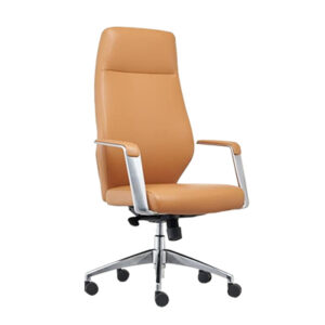 Ergon xlu high-back black mesh executive chair with targeted lumbar support.