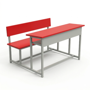 Crimson Red – School Bench by Ergon Xlu