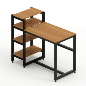 The Tiered Pioneer Desk – Library Storage Unit by Ergon Xlu