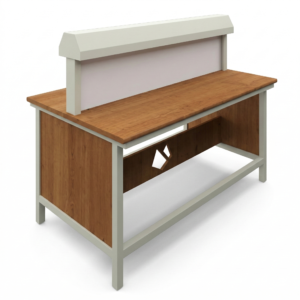 The Lumin Scholar Desk – Library Storage Unit by Ergon Xlu