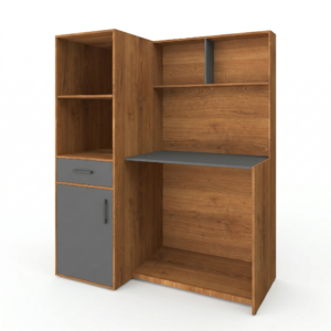 The Sanctuary Corner Carrel – Library Storage Unit by Ergon Xlu