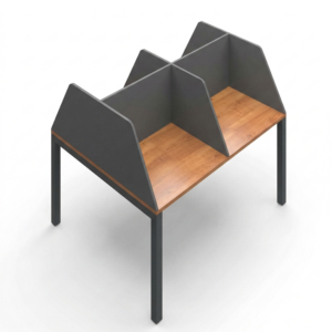The Quad Cross Workstation – Library Storage Unit by Ergon Xlu